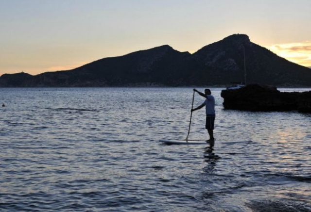 Paddle Surf al atardecer